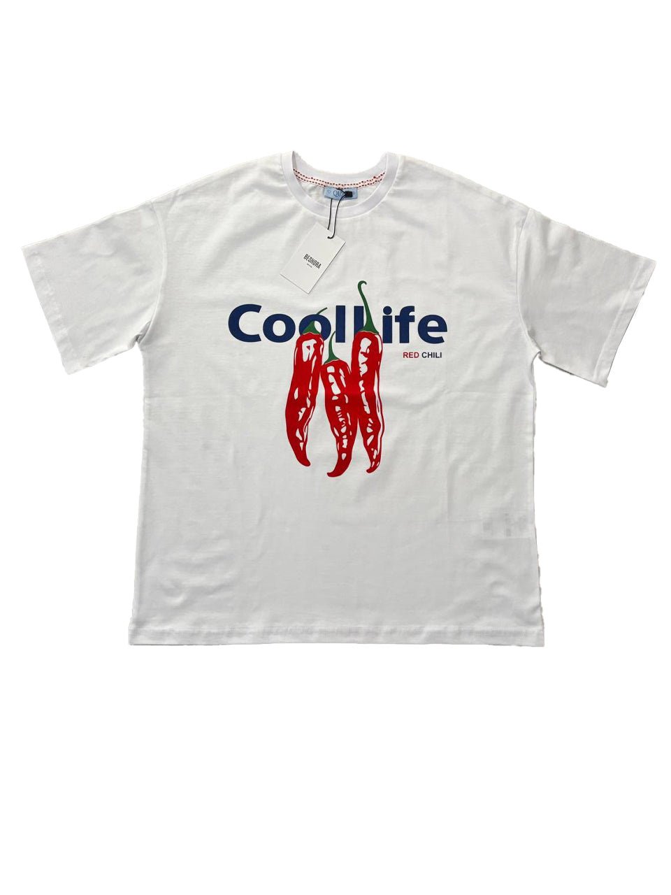 Cool Life Red Chili Baskılı Oversize Tişört